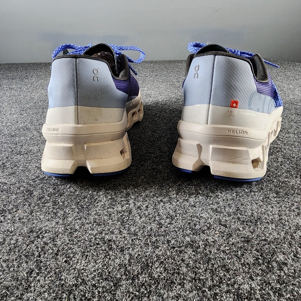 On Cloudmonster Womens Running Shoes Navy Blue Helion CloudTec 61.99026 Size 9.5 - Picture 4 of 8